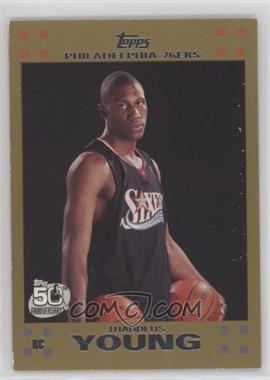 2007-08 Topps - [Base] - Gold #122 - Thaddeus Young /2007 [Good to VG‑EX]