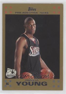 2007-08 Topps - [Base] - Gold #122 - Thaddeus Young /2007 [EX to NM]