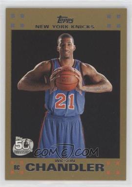 2007-08 Topps - [Base] - Gold #133 - Wilson Chandler /2007