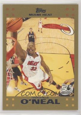 2007-08 Topps - [Base] - Gold #32 - Shaquille O'Neal /2007