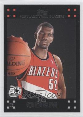 2007-08 Topps - [Base] #111 - Greg Oden