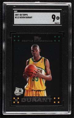 2007-08 Topps - [Base] #112 - Kevin Durant [SGC 9 MINT]