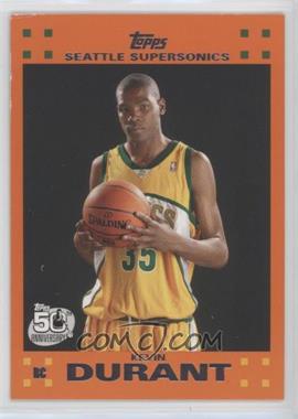 2007-08 Topps - Retail Factory Set Rookie Set - Orange #2 - Kevin Durant [EX to NM]