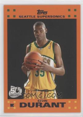 2007-08 Topps - Retail Factory Set Rookie Set - Orange #2 - Kevin Durant