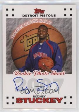 2007-08 Topps - Rookie Photo Shoot Certified Autographs #RPA-RS - Rodney Stuckey