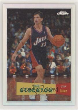 2007-08 Topps Chrome - [Base] - 1957-58 Variations Refractor #98 - John Stockton /999