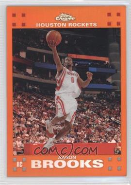 2007-08 Topps Chrome - [Base] - Orange Refractor #157 - Aaron Brooks /199