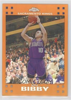 2007-08 Topps Chrome - [Base] - Orange Refractor #37 - Mike Bibby /199