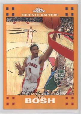 2007-08 Topps Chrome - [Base] - Orange Refractor #4 - Chris Bosh /199