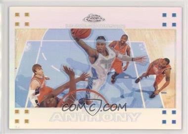 2007-08 Topps Chrome - [Base] - Refractor #15 - Carmelo Anthony /999