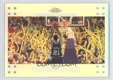 2007-08 Topps Chrome - [Base] - Refractor #21 - Tim Duncan /999