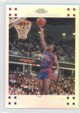 2007-08 Topps Chrome - [Base] - Refractor #96 - Isiah Thomas /999