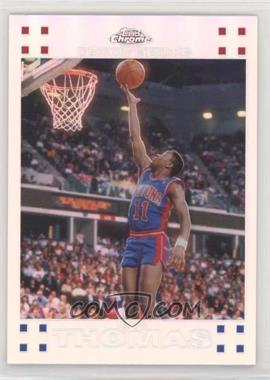 2007-08 Topps Chrome - [Base] - Refractor #96 - Isiah Thomas /999