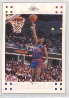 2007-08 Topps Chrome - [Base] - Refractor #96 - Isiah Thomas /999