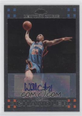 2007-08 Topps Chrome - [Base] - Rookie Certified Autograph #123 - Wilson Chandler /539