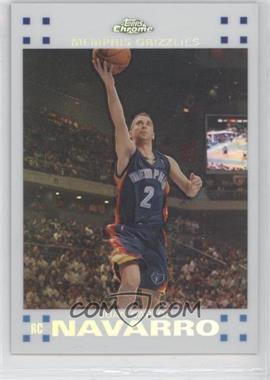 2007-08 Topps Chrome - [Base] - White Refractor #155 - Juan Carlos Navarro /99