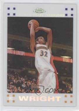 2007-08 Topps Chrome - [Base] - White Refractor #158 - Brandan Wright /99