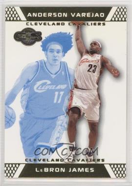 2007-08 Topps Co-Signers - [Base] - Gold Blue #23.1 - LeBron James, Anderson Varejao /89