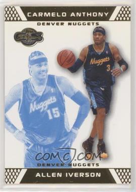 2007-08 Topps Co-Signers - [Base] - Gold Blue #3.2 - Allen Iverson, Carmelo Anthony /89
