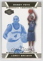 Corey Brewer, Randy Foye #/89