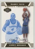 Corey Brewer, Randy Foye #/89