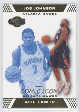 2007-08 Topps Co-Signers - [Base] - Gold Blue #71.2 - Acie Law IV, Joe Johnson /89