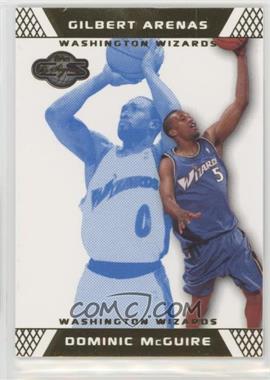 2007-08 Topps Co-Signers - [Base] - Gold Blue #72.2 - Dominic McGuire, Gilbert Arenas /89