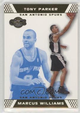 2007-08 Topps Co-Signers - [Base] - Gold Blue #76.2 - Marcus Williams, Tony Parker /89