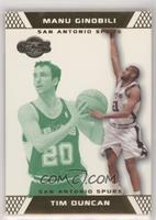 Tim Duncan, Manu Ginobili #/59