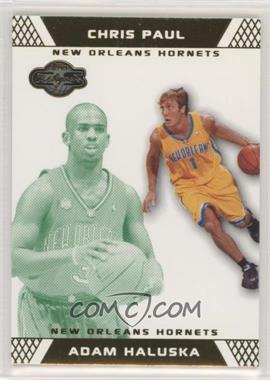 2007-08 Topps Co-Signers - [Base] - Gold Green #57.1 - Adam Haluska, Chris Paul /59