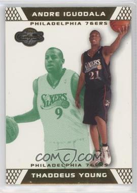 2007-08 Topps Co-Signers - [Base] - Gold Green #78.1 - Thaddeus Young, Andre Iguodala /59