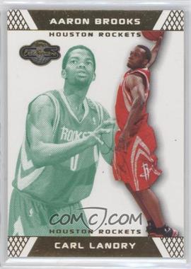 2007-08 Topps Co-Signers - [Base] - Gold Green #87.2 - Carl Landry, Aaron Brooks /59