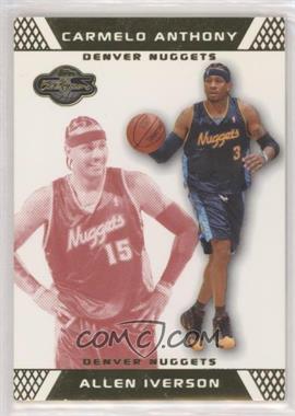 2007-08 Topps Co-Signers - [Base] - Gold Red #3.2 - Allen Iverson, Carmelo Anthony /109