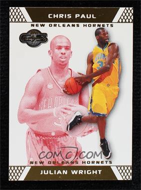 2007-08 Topps Co-Signers - [Base] - Gold Red #82.2 - Julian Wright, Chris Paul /109