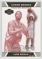 Luis Scola, Aaron Brooks #/109