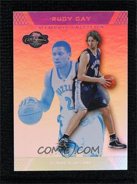 2007-08 Topps Co-Signers - [Base] - Silver Blue Foil #16.1 - Pau Gasol, Rudy Gay /29