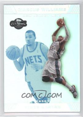 2007-08 Topps Co-Signers - [Base] - Silver Blue Foil #25.2 - Vince Carter, Marcus Williams /29