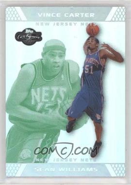 2007-08 Topps Co-Signers - [Base] - Silver Green Foil #83.1 - Sean Williams, Vince Carter /19