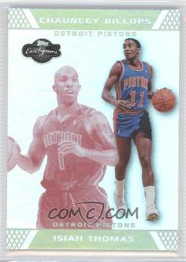2007-08 Topps Co-Signers - [Base] - Silver Red Foil #35.2 - Isiah Thomas, Chauncey Billups /39