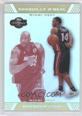 2007-08 Topps Co-Signers - [Base] - Silver Red Foil #60.2 - Daequan Cook, Shaquille O'Neal /39