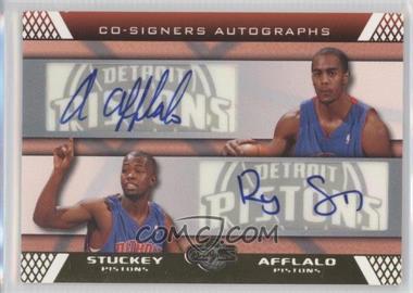 2007-08 Topps Co-Signers - Co-Signers Autographs - Gold #CS-41 - Rodney Stuckey, Arron Afflalo /9