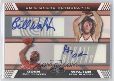 2007-08 Topps Co-Signers - Co-Signers Autographs #CS-2 - Greg Oden, Bill Walton