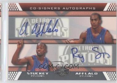 2007-08 Topps Co-Signers - Co-Signers Autographs #CS-41 - Rodney Stuckey, Arron Afflalo