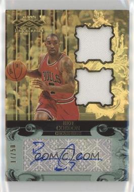 2007-08 Topps Echelon - Autographs Dual Relics - Gold #TEADR-BG - Ben Gordon /50