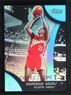 2007-08 Topps Finest - [Base] - Blue Refractor #42 - Dominique Wilkins /199