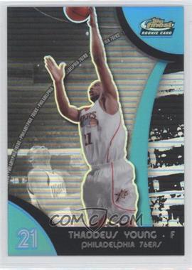 2007-08 Topps Finest - [Base] - Blue Refractor #80 - Thaddeus Young /199