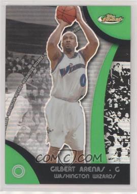 2007-08 Topps Finest - [Base] - Green Refractor #1 - Gilbert Arenas /149 [EX to NM]