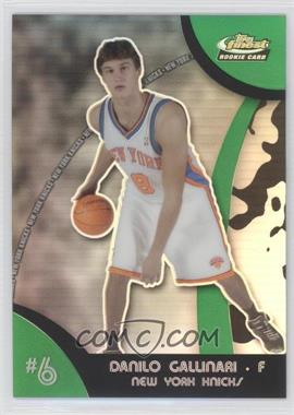 2007-08 Topps Finest - [Base] - Green Refractor #106 - 2008-09 Rookie - Danilo Gallinari /149