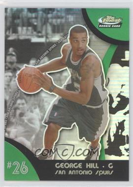 2007-08 Topps Finest - [Base] - Green Refractor #126 - 2008-09 Rookie - George Hill /149