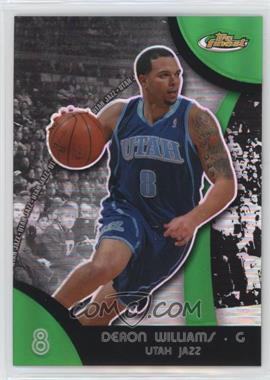 2007-08 Topps Finest - [Base] - Green Refractor #28 - Deron Williams /149